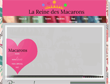 Tablet Screenshot of lareinedesmacarons.com
